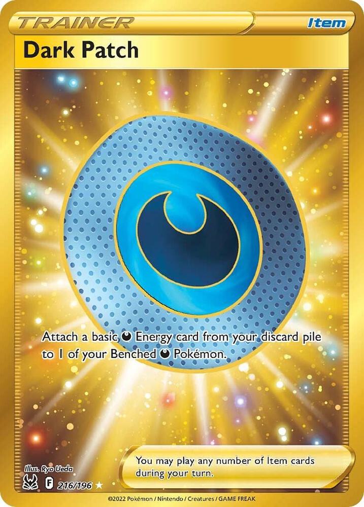 Dark Patch 216/196 Holofoil — Lost Origin Pokémon card