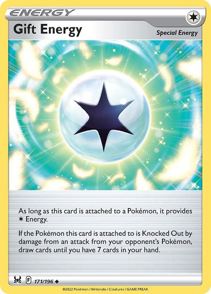 Gift Energy 171/196 Reverse Holofoil — Lost Origin Pokémon card