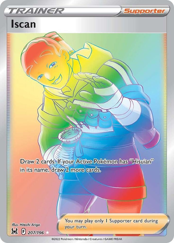 Iscan 207/196 Holofoil — Lost Origin Pokémon card
