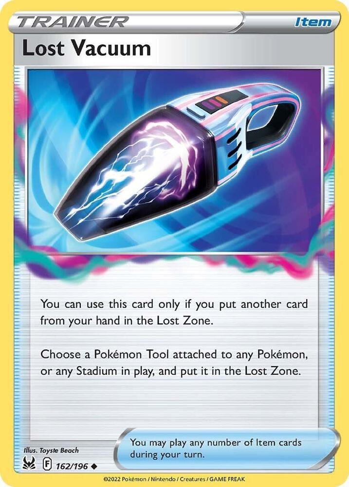 Lost Vacuum 162/196 — Lost Origin Pokémon card