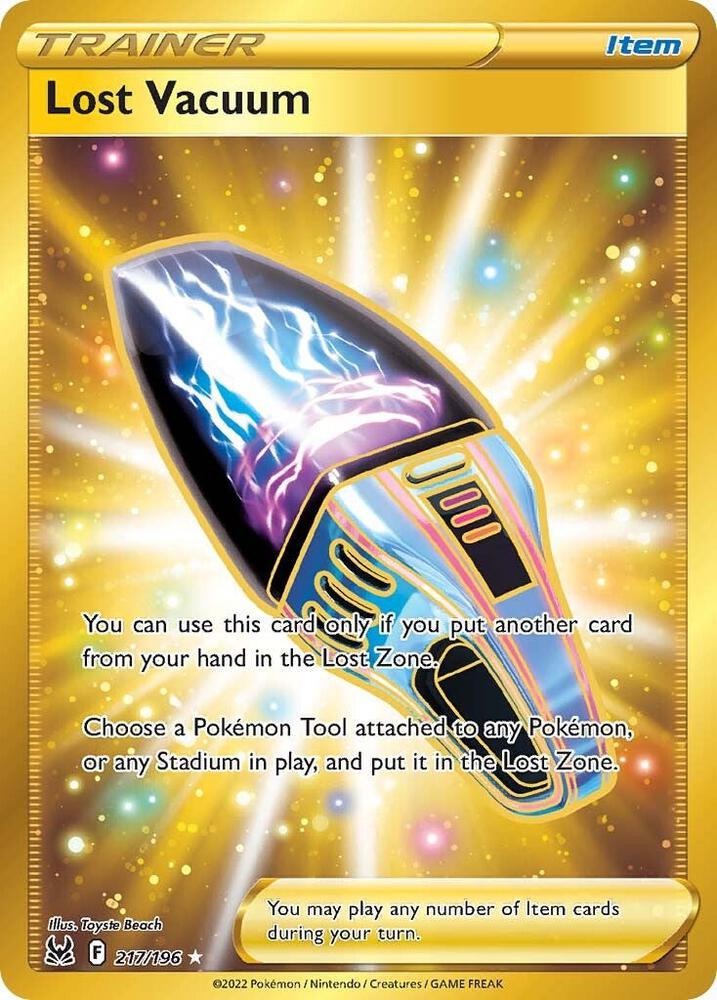 Lost Vacuum 217/196 Holofoil — Lost Origin Pokémon card