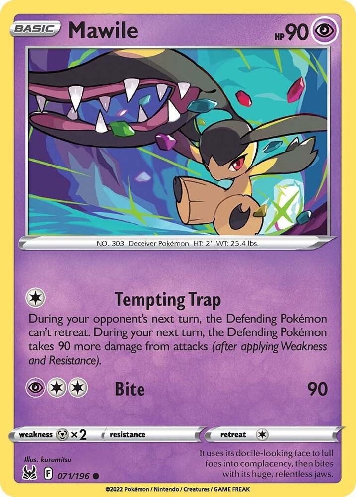 Mawile 071/196 — Lost Origin Pokémon card