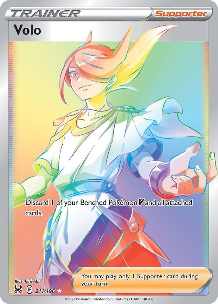 Volo 211/196 Holofoil — Lost Origin Pokémon card