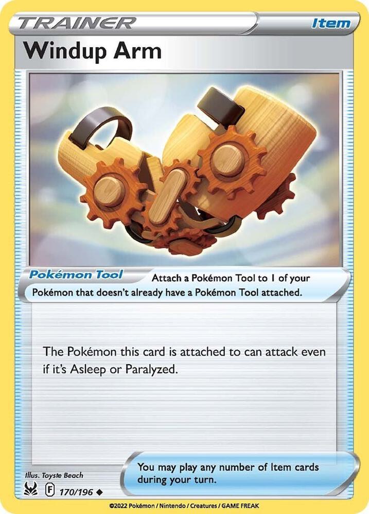 Windup Arm 170/196 — Lost Origin Pokémon card