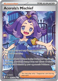 Acerola's Mischief 165/132 Holofoil — Mega Evolution Pokémon card
