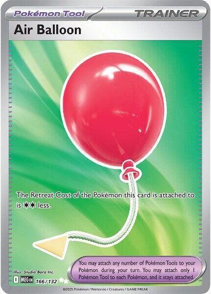 Air Balloon 166/132 Holofoil — Mega Evolution Pokémon card
