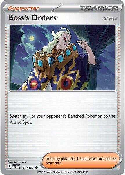 Boss's Orders 114/132 — Mega Evolution Pokémon card
