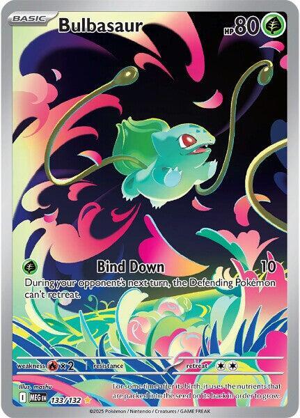 Bulbasaur 133/132 Holofoil — Mega Evolution Pokémon card