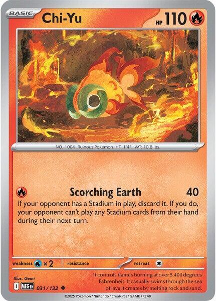 Chi-Yu 031/132 — Mega Evolution Pokémon card