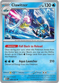 Clawitzer 038/132 Reverse Holofoil — Mega Evolution Pokémon card