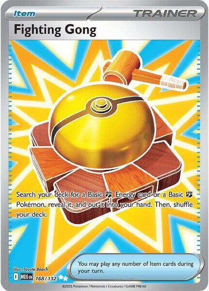 Pokemon - Mega Evolution - Fighting Gong - 168/132 - Holofoil