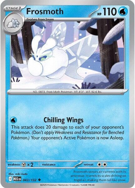 Frosmoth 043/132 — Mega Evolution Pokémon card