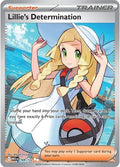 Lillie's Determination 169/132 Holofoil — Mega Evolution Pokémon card