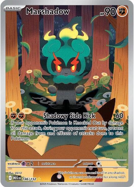 Marshadow 146/132 Holofoil — Mega Evolution Pokémon card