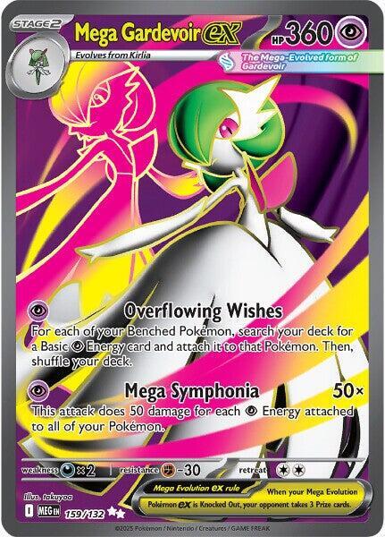 Mega Gardevoir ex 159/132 Holofoil — Mega Evolution Pokémon card