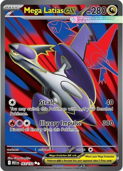 Mega Latias ex 163/132 Holofoil — Mega Evolution Pokémon card