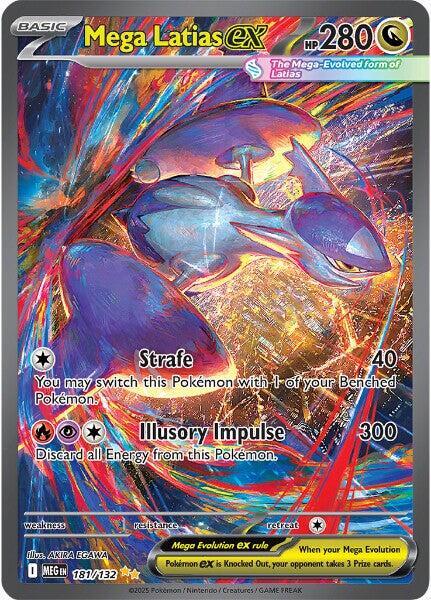 Mega Latias ex 181/132 Holofoil — Mega Evolution Pokémon card