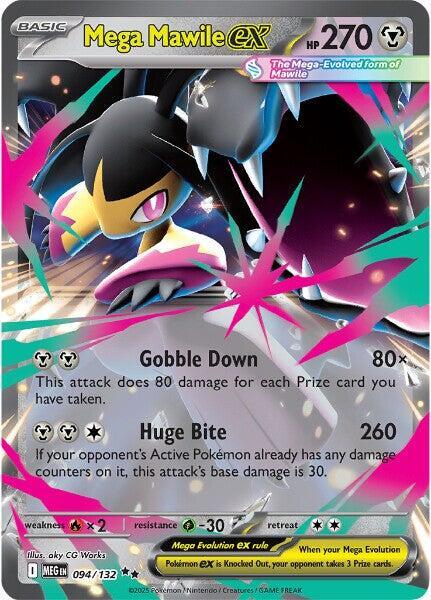 Mega Mawile ex 094/132 Holofoil — Mega Evolution Pokémon card