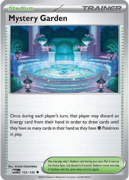 Mystery Garden 122/132 Reverse Holofoil — Mega Evolution Pokémon card