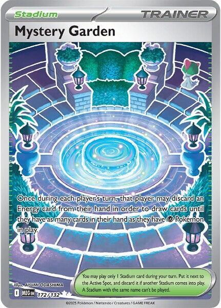Mystery Garden 172/132 Holofoil — Mega Evolution Pokémon card
