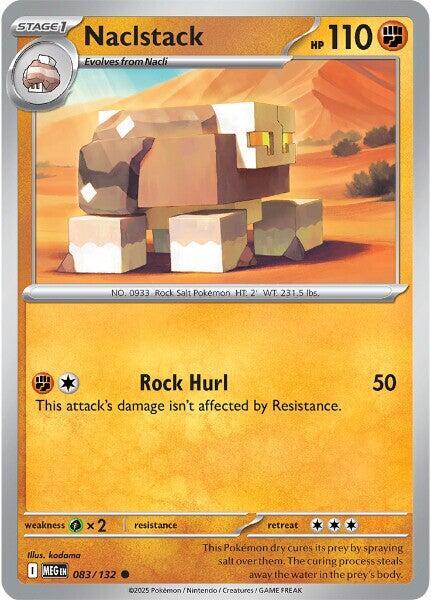 Pokemon - Mega Evolution - Naclstack - 083/132 - Reverse Holofoil
