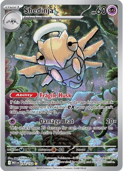 Shedinja 144/132 Holofoil, Mega Evolution Pokémon card