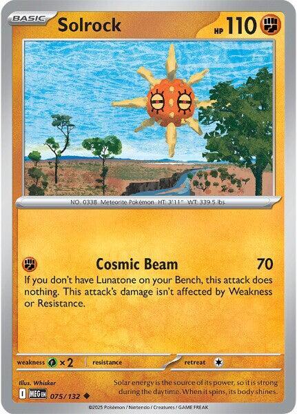 Pokemon - Mega Evolution - Solrock - 075/132