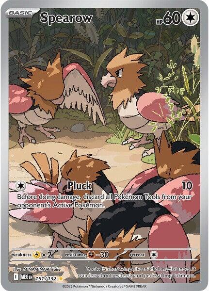 Pokemon - Mega Evolution - Spearow - 151/132 - Holofoil