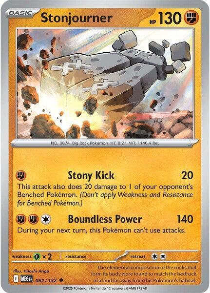 Pokemon - Mega Evolution - Stonjourner - 081/132 - Reverse Holofoil