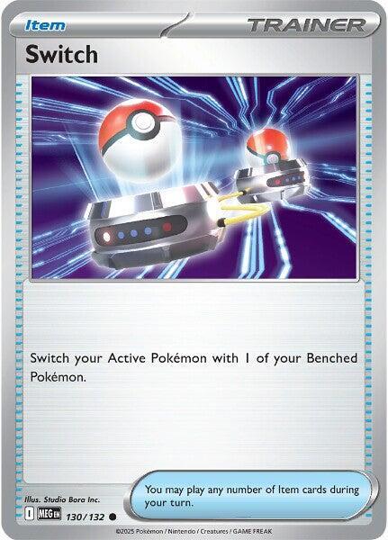 Switch 130/132 — Mega Evolution Pokémon card