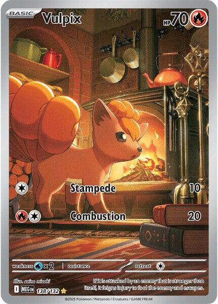 Vulpix 138/132 Holofoil — Mega Evolution Pokémon card