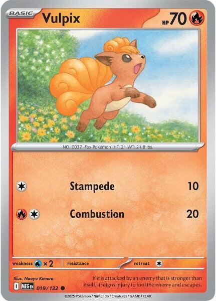 Pokemon - Mega Evolution - Vulpix - 019/132