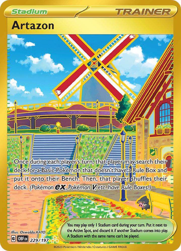 Pokemon - Obsidian Flames - Artazon - 229/197 - Holofoil