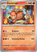 Camerupt 032/197 Reverse Holofoil, Obsidian Flames Pokémon card