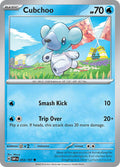 Cubchoo 053/197, Obsidian Flames Pokémon card