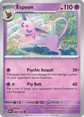 Espeon 086/197, Obsidian Flames Pokémon card
