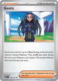 Geeta 188/197 Reverse Holofoil, Obsidian Flames Pokémon card