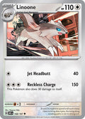 Linoone 168/197 Reverse Holofoil, Obsidian Flames Pokémon card