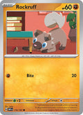 Rockruff 116/197 Reverse Holofoil, Obsidian Flames Pokémon card