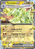 Tyranitar ex 066/197 Holofoil, Obsidian Flames Pokémon card