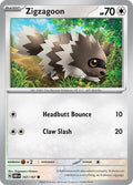 Zigzagoon 167/197, Obsidian Flames Pokémon card