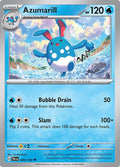 Azumarill 045/193 Reverse Holofoil, Paldea Evolved Pokémon card