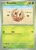 Bramblin 023/193 Reverse Holofoil, Paldea Evolved Pokémon card