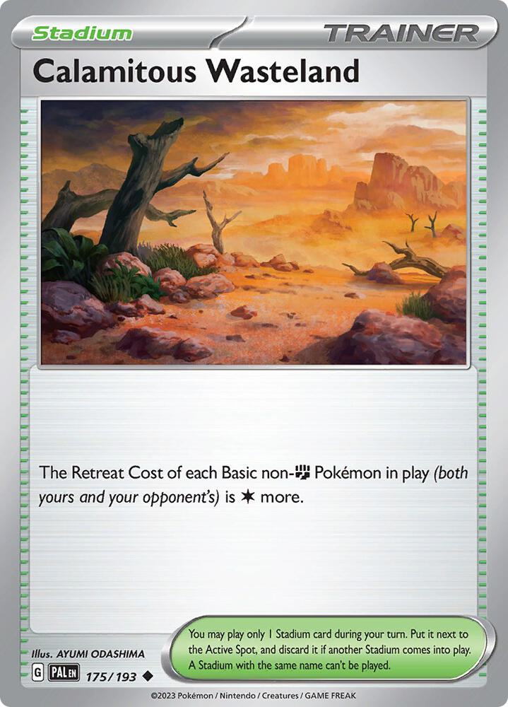 Pokemon - Paldea Evolved - Calamitous Wasteland - 175/193 - Reverse Holofoil