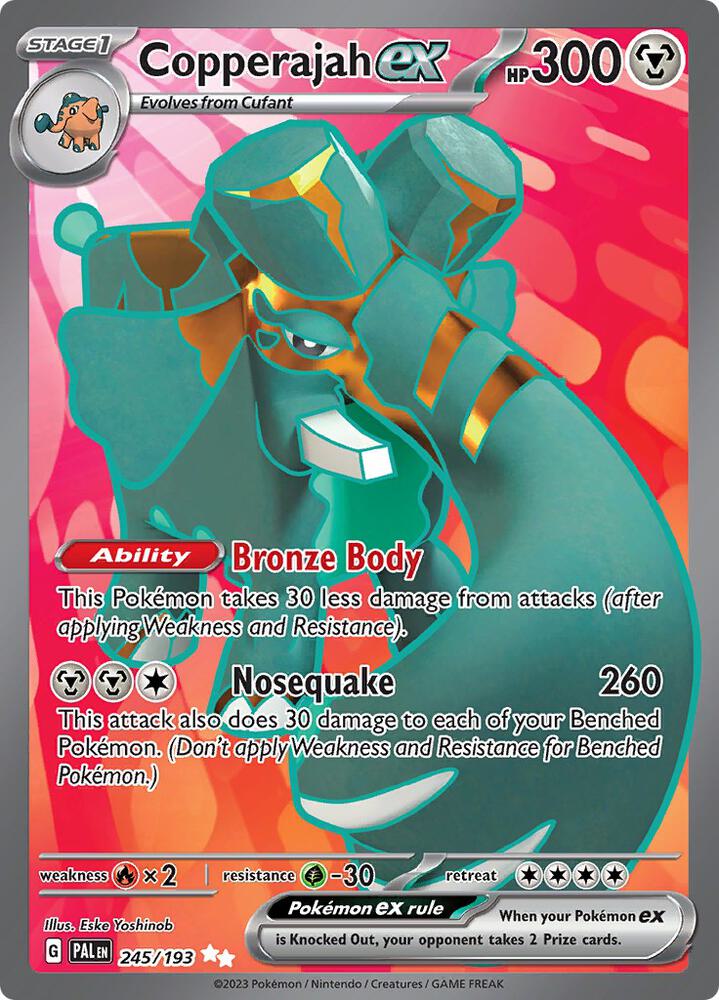 Pokemon - Paldea Evolved - Copperajah ex - 245/193 - Holofoil