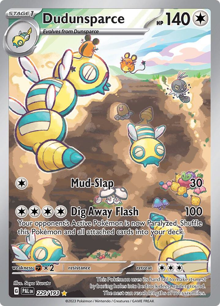 Pokemon - Paldea Evolved - Dudunsparce - 229/193 - Holofoil