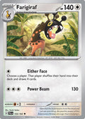 Farigiraf 155/193 Reverse Holofoil, Paldea Evolved Pokémon card