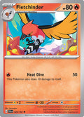 Fletchinder 029/193, Paldea Evolved Pokémon card