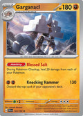Garganacl 123/193 Holofoil, Paldea Evolved Pokémon card