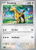 Girafarig 154/193, Paldea Evolved Pokémon card